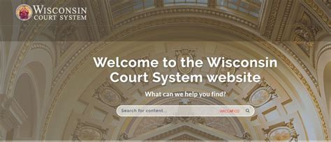 This website provides access to North Dakota District Court Case information for Criminal, Traffic, and Civil case types. . Wisconsin case search